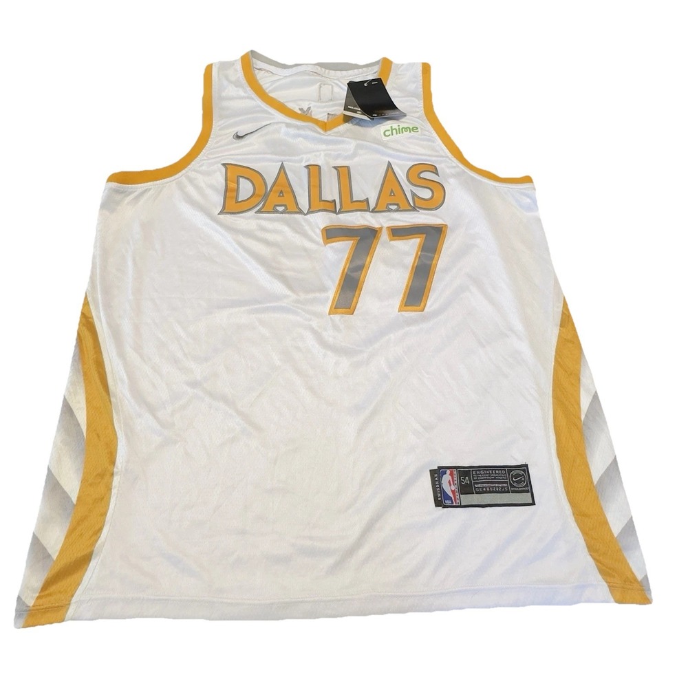 Nike‎ Luka Doncic Dallas Maverick 2020/2021 City Authentic Jersey 54/XL READ
